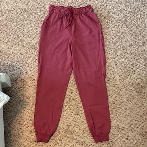 Lululemon Burgundy Joggers - Size 4
